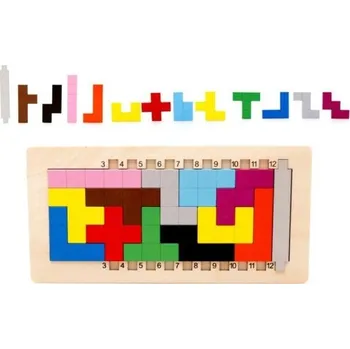 Dřevěná hračka Dřevěná hra tetris