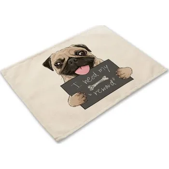 prostírání Prostírání s motivem buldočka 11