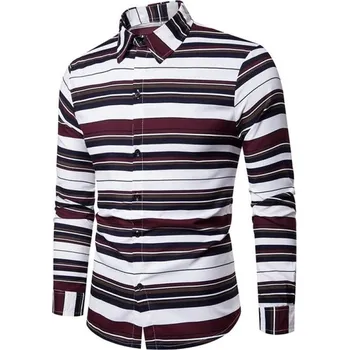 Pánská košile Pánská pruhovaná košile F779 bílá M