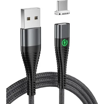 Datový kabel Magnetický datový USB kabel K556 šedá 2