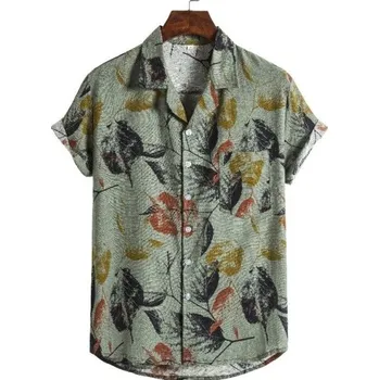 Pánská košile Pánská košile s krátkým rukávem F534 XL 1