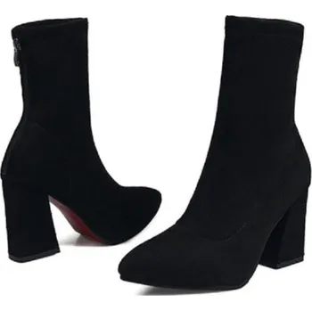 Dámská obuv Stylové dámské kotníkové boty - Černé 37