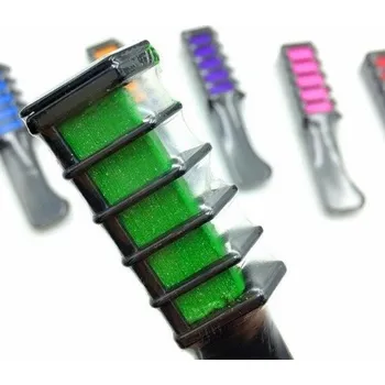 Barva na vlasy Křídové barvy na vlasy zelená