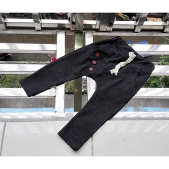 Stylové chlapecké tepláky J3248 černá 5