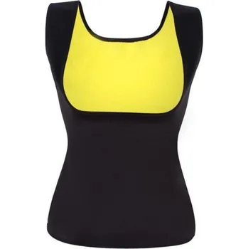 Dámské zeštíhlující tílko se sauna efektem černá XL