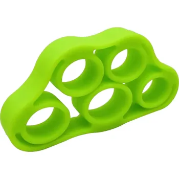 Silikonový posilovač prstů modrý Fitness pomůcka pro posilování prstů Nástroj na posílení prstů Síla 3 Kg zelená