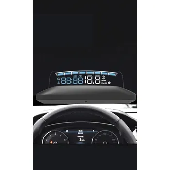 Head-up displej do automobilu modrá