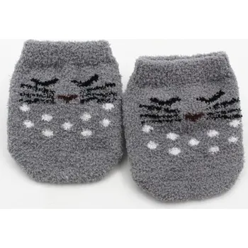 Dětské roztomilé ponožky šedá 6-9 měsíců