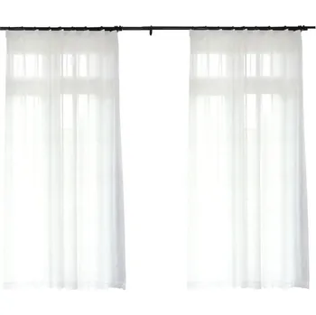 Sprchový závěs Bílý závěs s kroužky bílá 100 cm x 130 cm