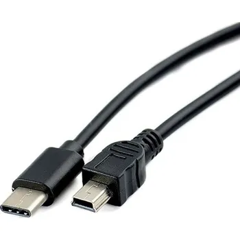 Datový kabel Propojovací kabel USB-C na Mini USB-B M/M 30 cm