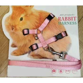 tréninková pomůcka pro psa Postroj pro králíky růžová