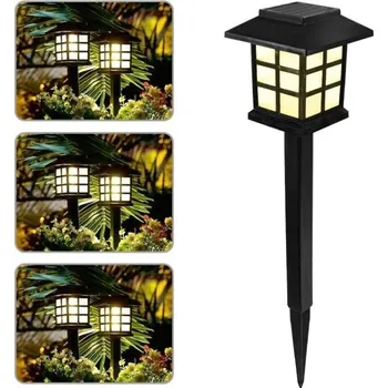 Zahradní dekorace Zahradní solární lampa 6 ks teplá bílá