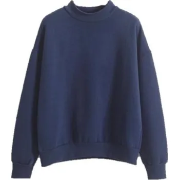 Dámská mikina Jednobarevná dámská mikina tmavě modrá M