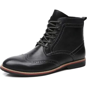 Pánské polobotky Pánské šněrovací boty A928 černá 45