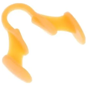 Pomůcka proti chrápání a spánkové apnoe Silikonový klip na nos proti chrápání Nosní spona pro zabránění chrápání Pomůcka proti chrápání 2,2 x 2 cm velikost S oranžová