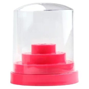 Kosmetická taška Stojan na frézky 9,1 x 7,8 cm tmavě růžová