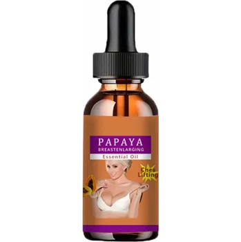 Tělový krém Esenciální olej na zpevnění prsou 50ml Přírodní liftingový olej pro pevnější a pružnější poprsí Masážní olej pro hydrataci a vyhlazení pokožky