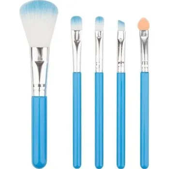 Kosmetický štětec Sada štětců na líčení 5 ks modrá