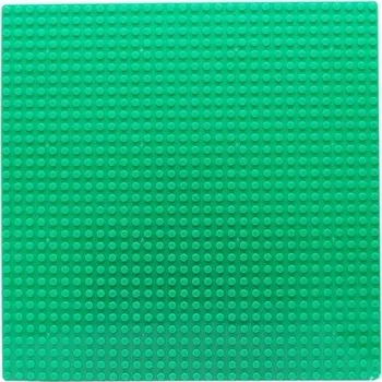ostatní stavebnice Podložka na stavění stavebnice 25,5 x 25,5 cm zelená