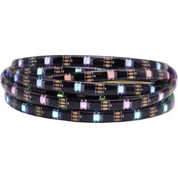 LED páska Voděodolný RGB LED pásek J279 černá 4 m
