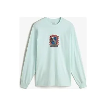 Oblečení a móda Tričko Vans SKULL WINDOW LS Hint Of Mint velikost M