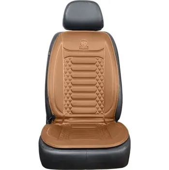 Potah sedadla Vyhřívaný potah autosedačky Vyhřívání autosedačky Vyhřívací podložka do auta 12 - 24V světle hnědá