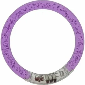 Dřevěná hračka Svítící náramek fialová