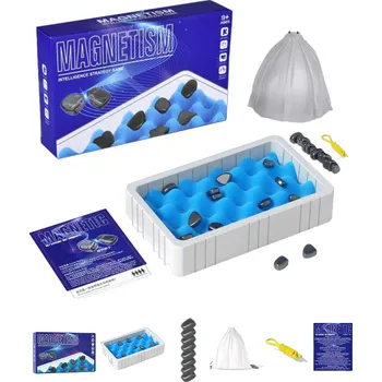 Šachy Dětská strategická hra s magnetickými kameny Magnetické šachy