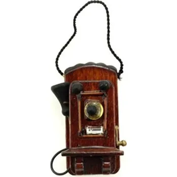 Doplněk pro panenku Retro telefon pro panenku