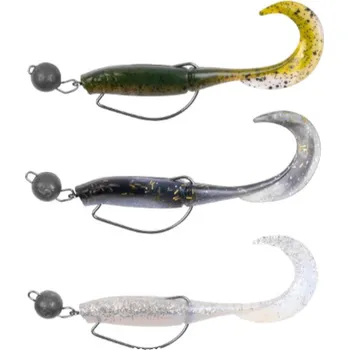 Umělá nástraha Zebco Gumová Nástraha Demonic Curly Tail Natural Délka: 7,5cm, Hmotnost: 5g, Počet kusů: 3ks