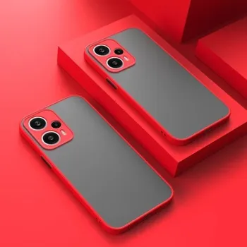 Pouzdro na mobilní telefon Ochranný matný kryt na Xiaomi Redmi 10C červená