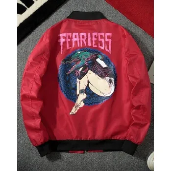 Pánská větrovka Pánská bomber bunda s potiskem XS 6