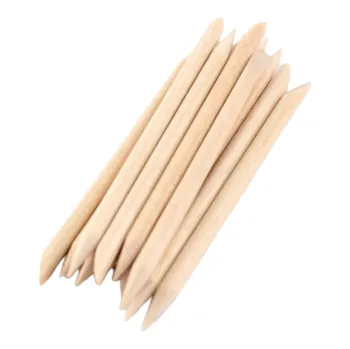 Dřevěné tyčinky na manikúru 10 ks 7,5 cm