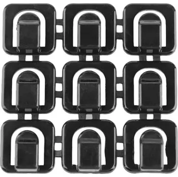 kabelová chránička Klip na zajištění kabelu 18 ks černá