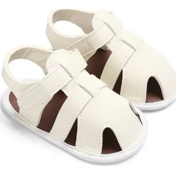 Dívčí bačkory Dětské letní capáčky bílá 0-6 měsíců