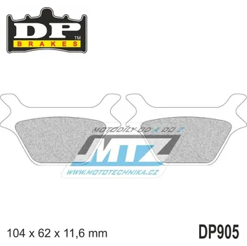 BRZDOVÉ DESTIČKY H-D 44209-87B/C () DP905