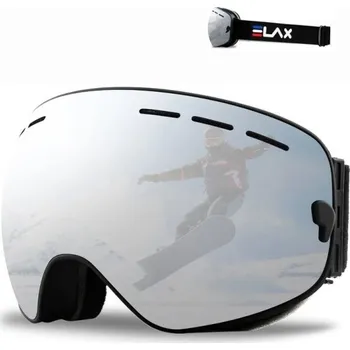 Chránič rukou Lyžařské brýle se zrcadlovým efektem Brýle na lyžování a snowboard s ochranou UV400 pro muže i ženy Lyžařské brýle na helmu proti mlžení 11