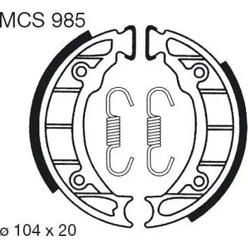 Motodíl Brzdové čelisti LUCAS MCS 985 MCS 985