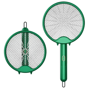 Plácačka na mouchu Elektrická plácačka na hmyz 3000 V Skládací plácačka proti komárům a mouchám