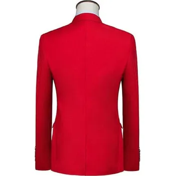 Pánské sako F327 červená M