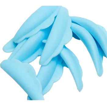 Silikonová podložka na řasy 5 párů světle modrá