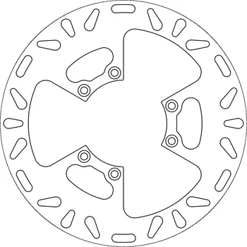 Brzda pro motocykl brzdový kotouč, NEWFREN YAMAHA XT 350 1985-1990