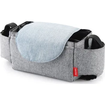 Praktický organizér na kočárek šedá