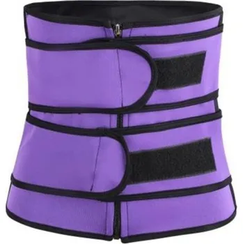Opasek na cvičení Neoprenový korzet na hubnutí fialová S
