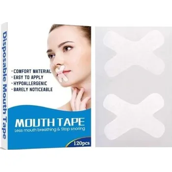 Pomůcka proti chrápání a spánkové apnoe Prodyšné nálepky na ústa proti chrápání Hypoalergenní náplast pro zlepšení spánku Průhledný lepicí proužek na ústa pro lepší spánek 120 ks