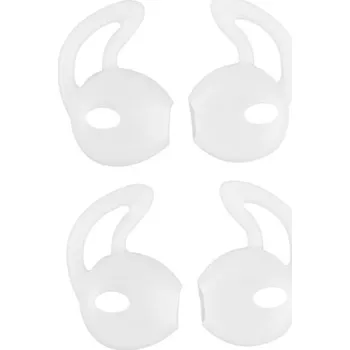 Příslušenství pro sluchátka Silikonové krytky s háčky na sluchátka Apple 2 páry čirá