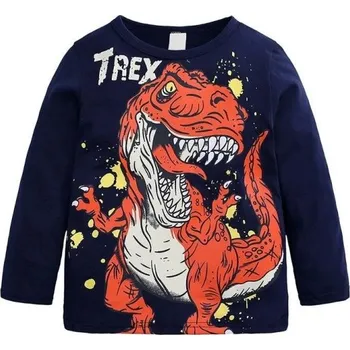 Chlapecké tričko s dlouhým rukávem B1620 tmavě modrá 3