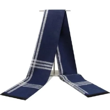 Šála Pánská pruhovaná šála - Tmavě modrá