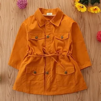 Dívčí kabát Dívčí kabát L1944 oranžová 4