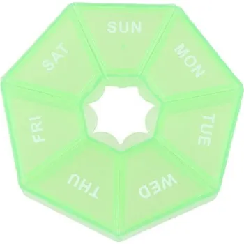 Dávkovač léků Týdenní dávkovač na léky P3162 zelená